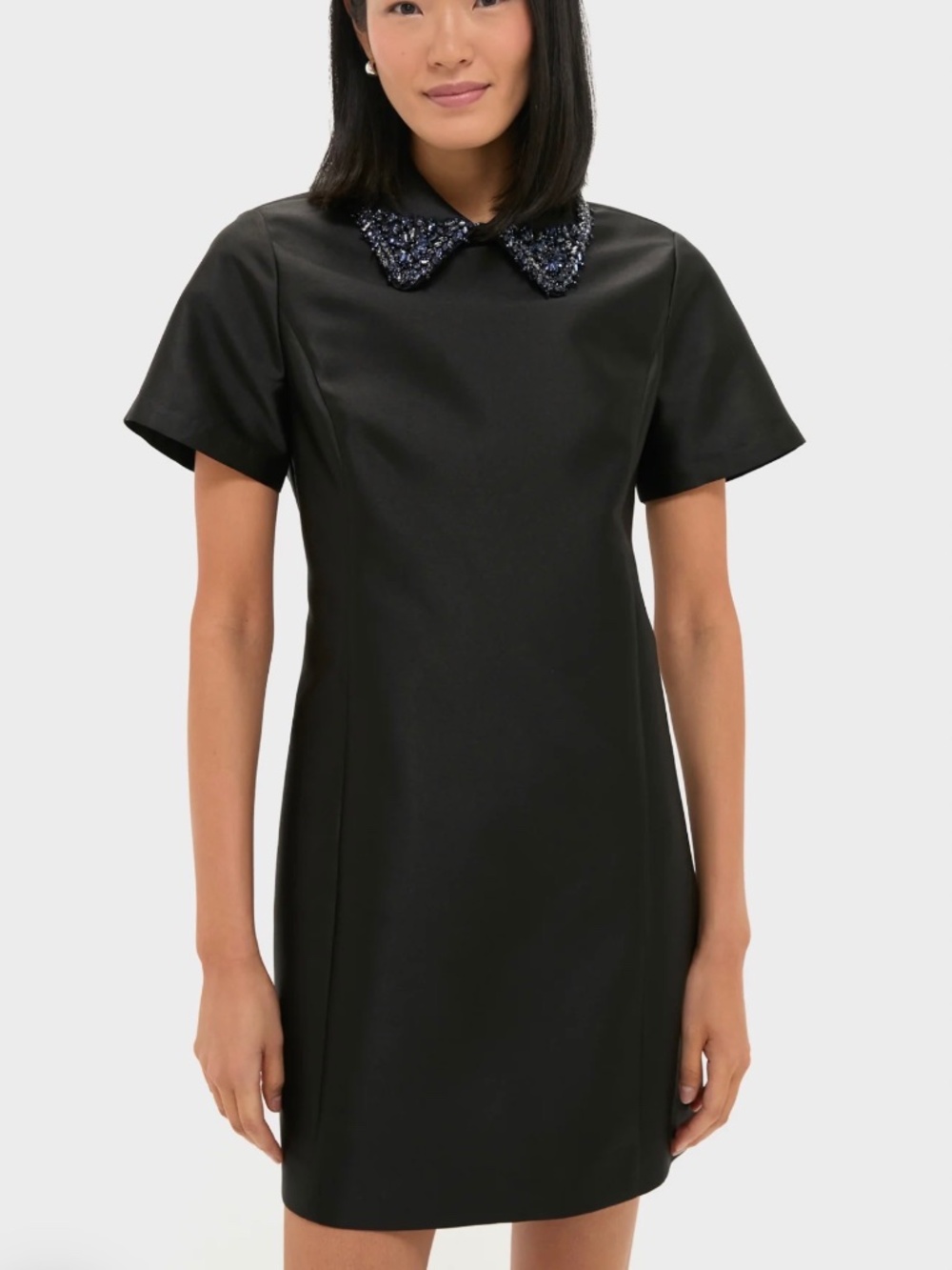 Tuckernuck Size Small Black Embellished Winslet Dress